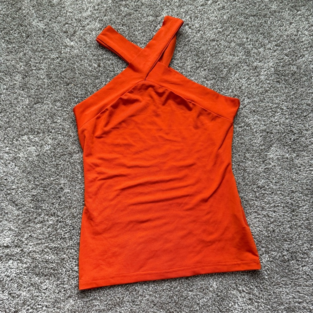H&M Women's Orange Halter Top